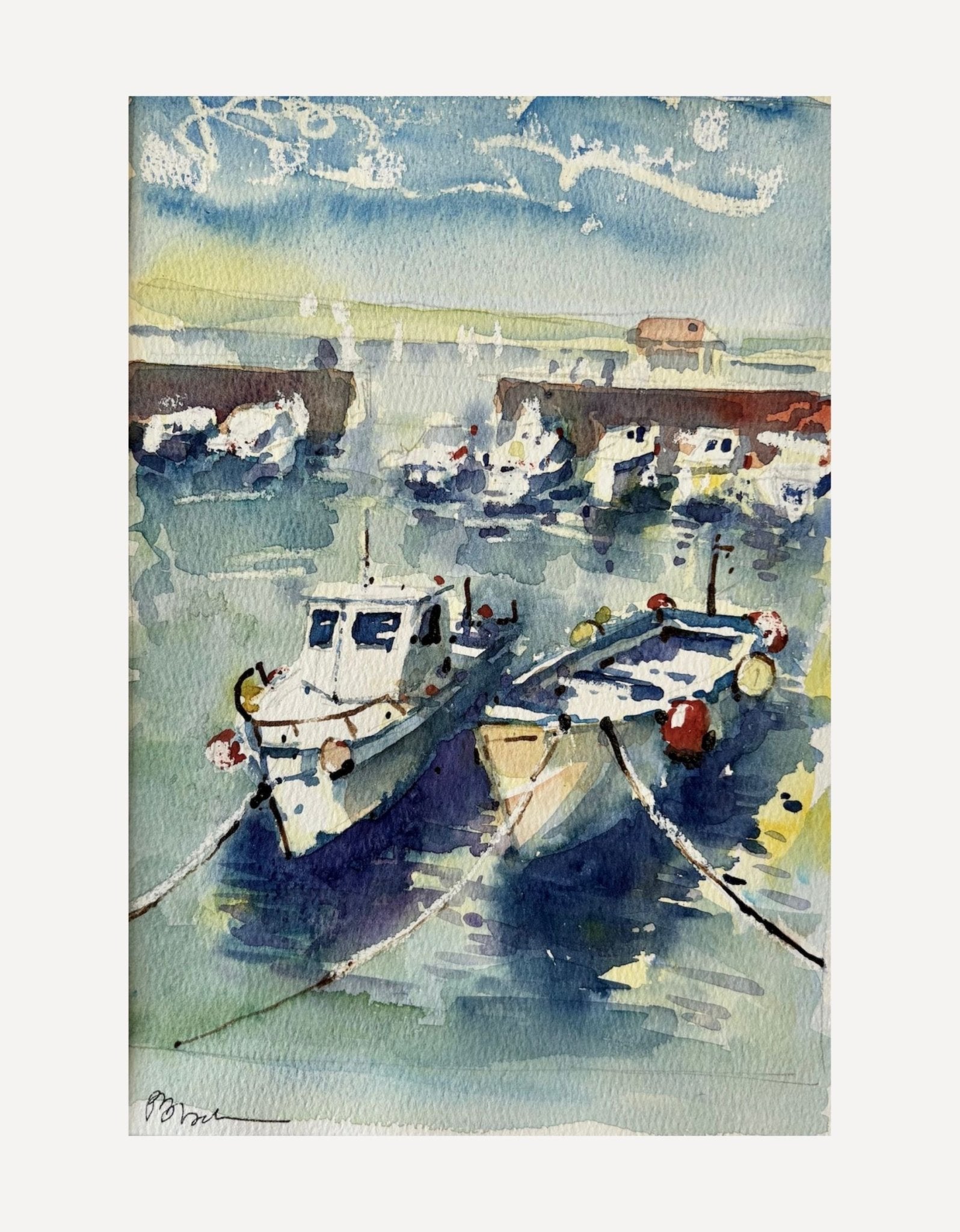 Falmouth Harbour Morning - Peter Blodau - Beside The Wave