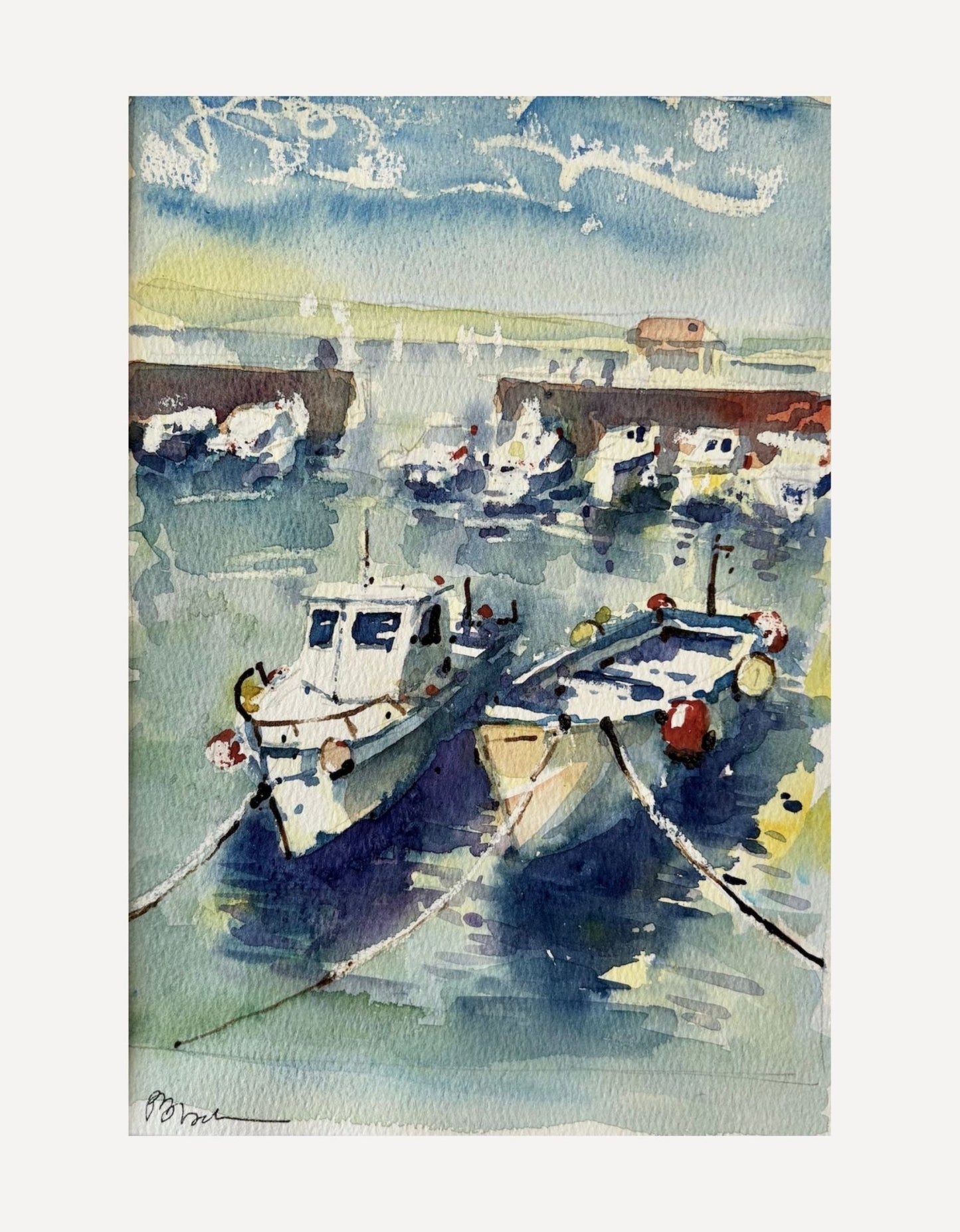 Falmouth Harbour Morning - Peter Blodau - Beside The Wave