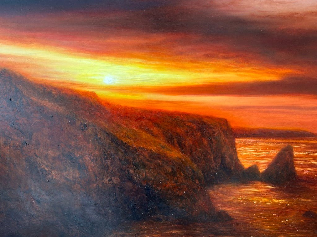 Fire Sky at Lion Rock - Hazel Ashe - Beside The Wave