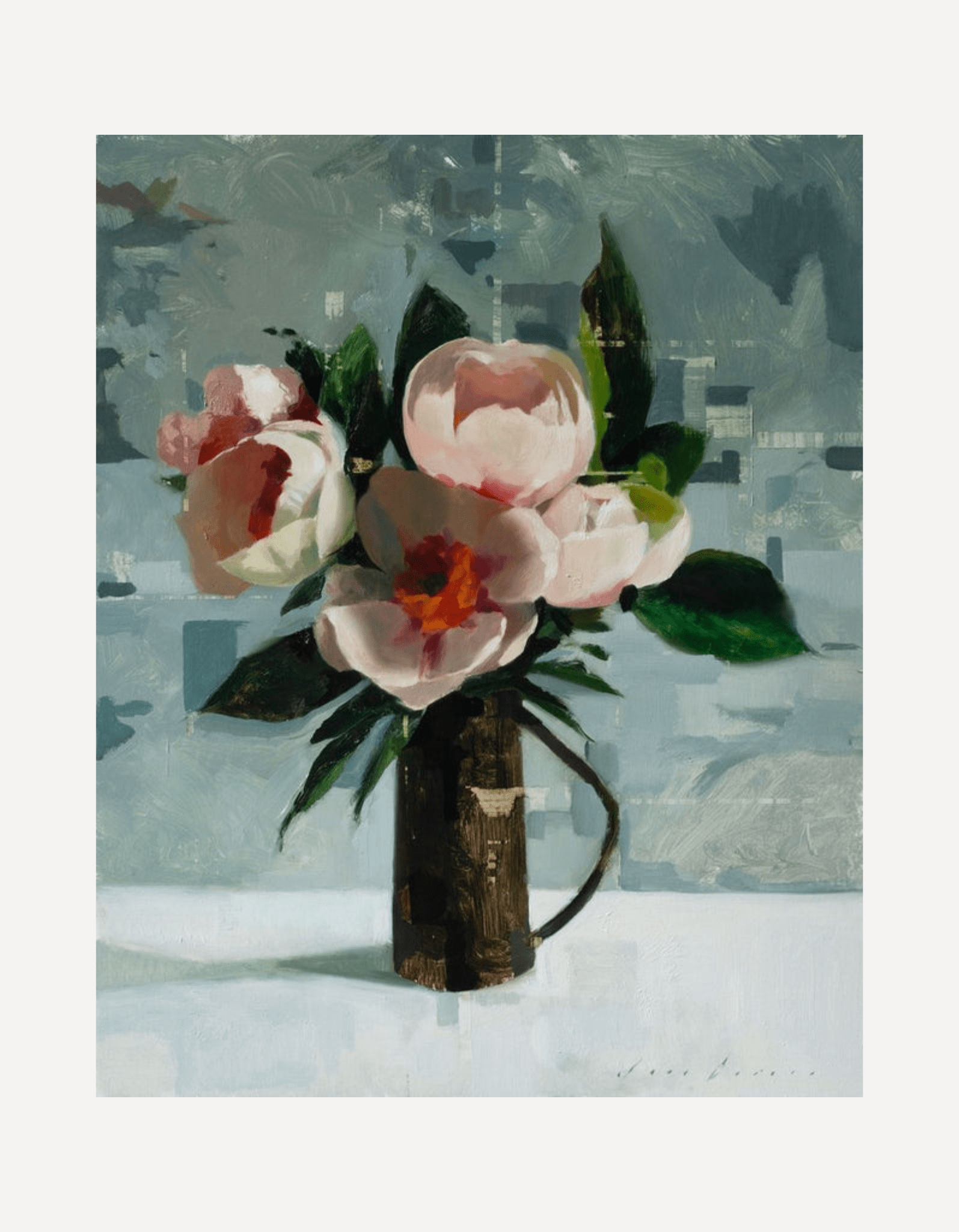 Five Peonies in a Jug - Jon Doran - Beside The Wave