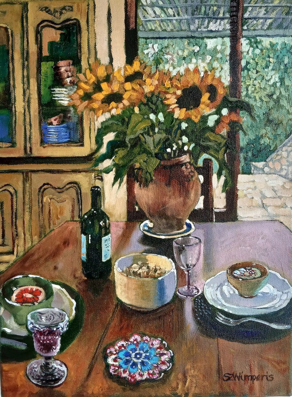 Flowers from the Market - Sarah Wimperis - Beside The Wave