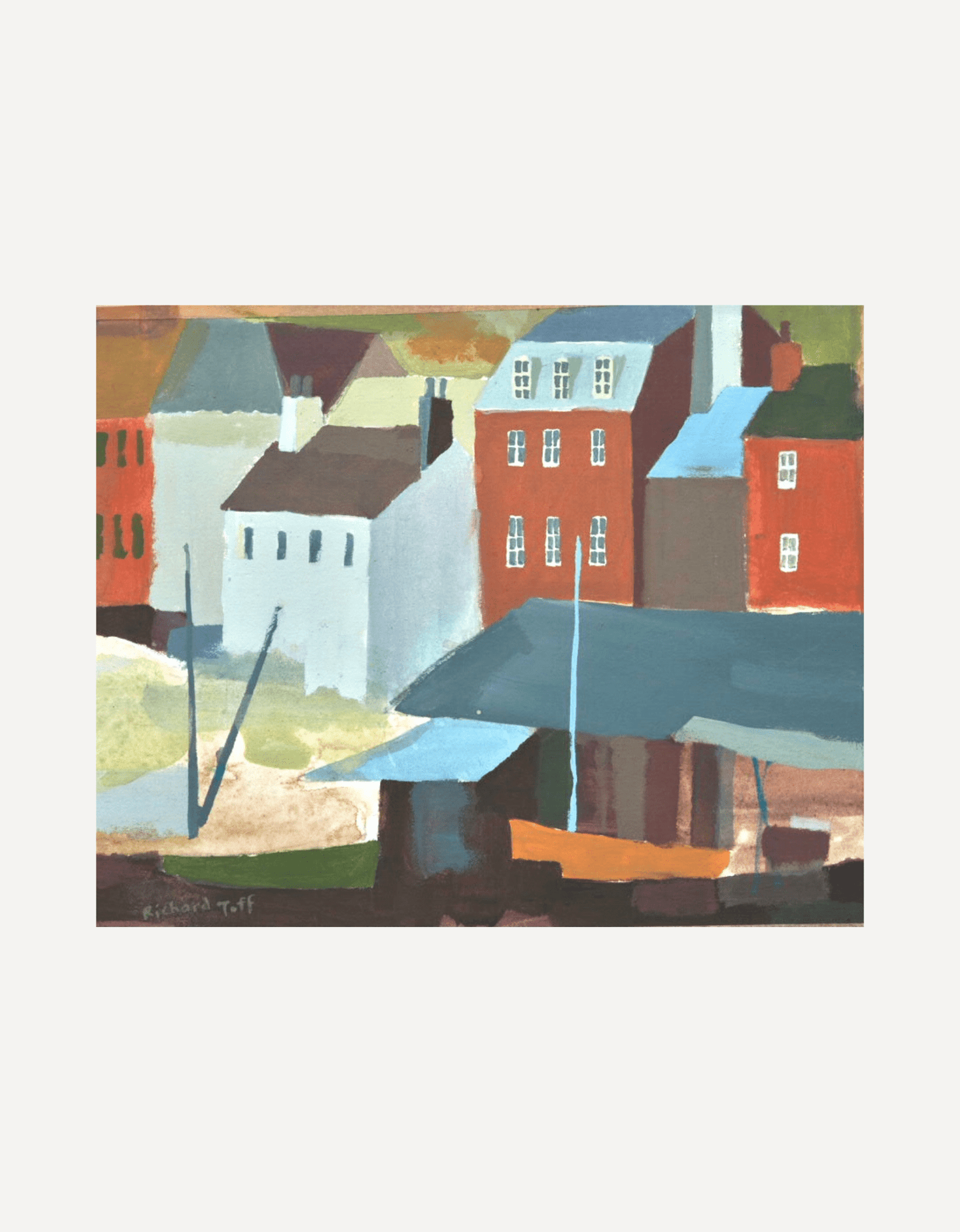 Fowey Boat Sheds - Richard Tuff - Beside The Wave