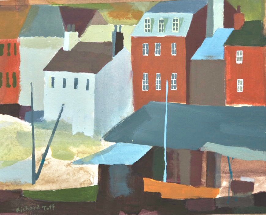 Fowey Boat Sheds - Richard Tuff - Beside The Wave