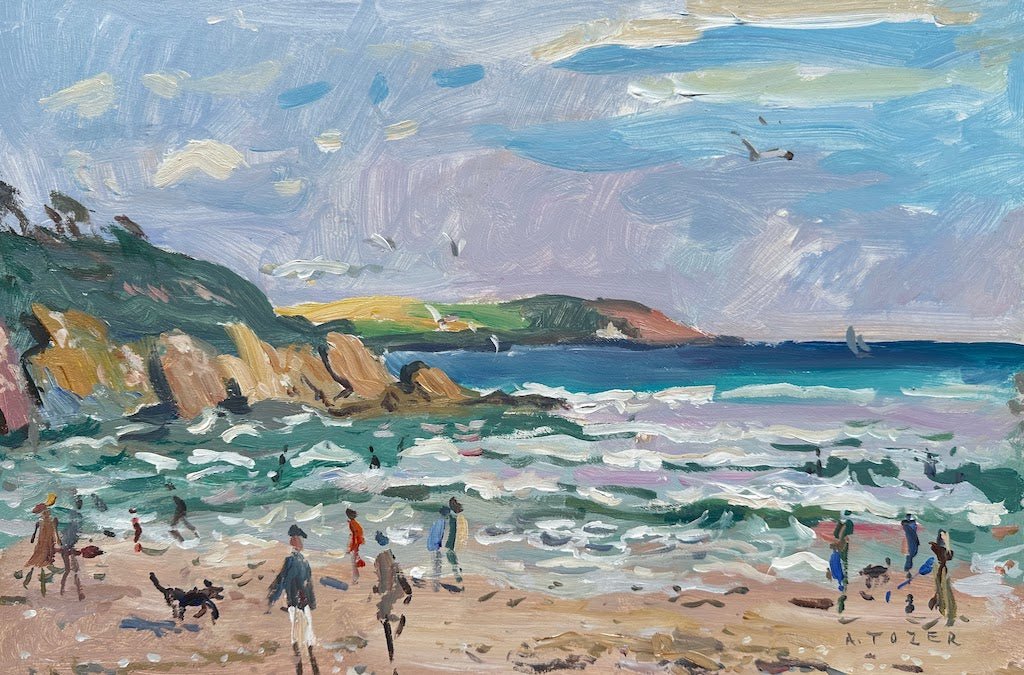 Fun at Maenporth - Andrew Tozer - Beside The Wave