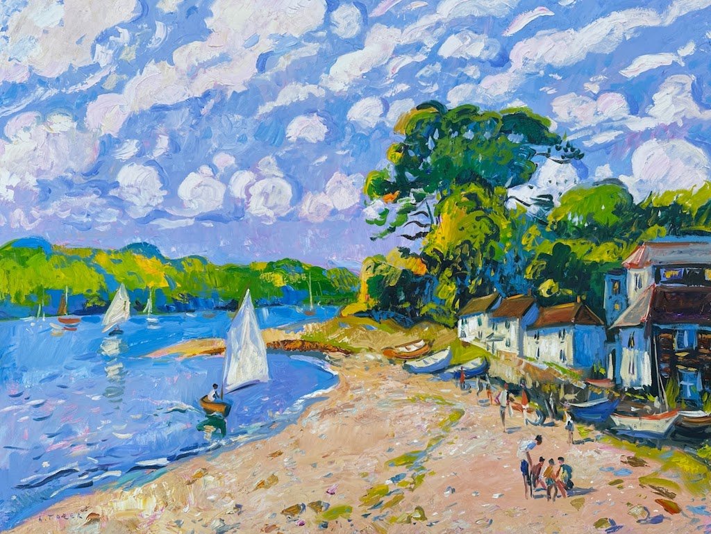 Fun on the Beach, Helford Passage - Andrew Tozer - Beside The Wave