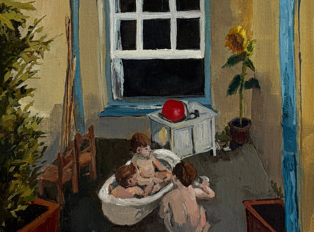 Garden Bath-Nancy Crewe-Beside The Wave