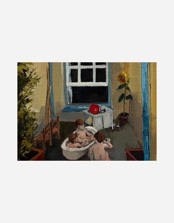 Garden Bath-Nancy Crewe-Beside The Wave