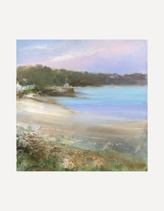 Gentle Colours on the Helford River-Amanda Hoskin-Beside The Wave