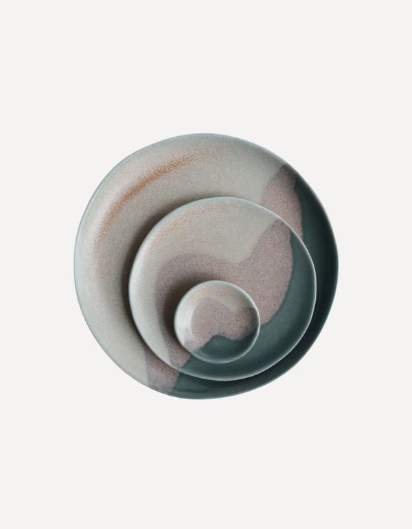 Glacier Plates (Blush Green) - Lucia Fraser - Beside The Wave