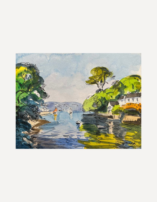 Glorious Sunshine at Helford Village-Andrew Tozer-Beside The Wave