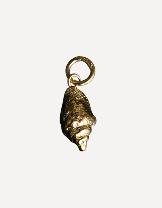 Gold Plated Cornish Whelk Charm - Emily Nott - Bower - Beside The Wave