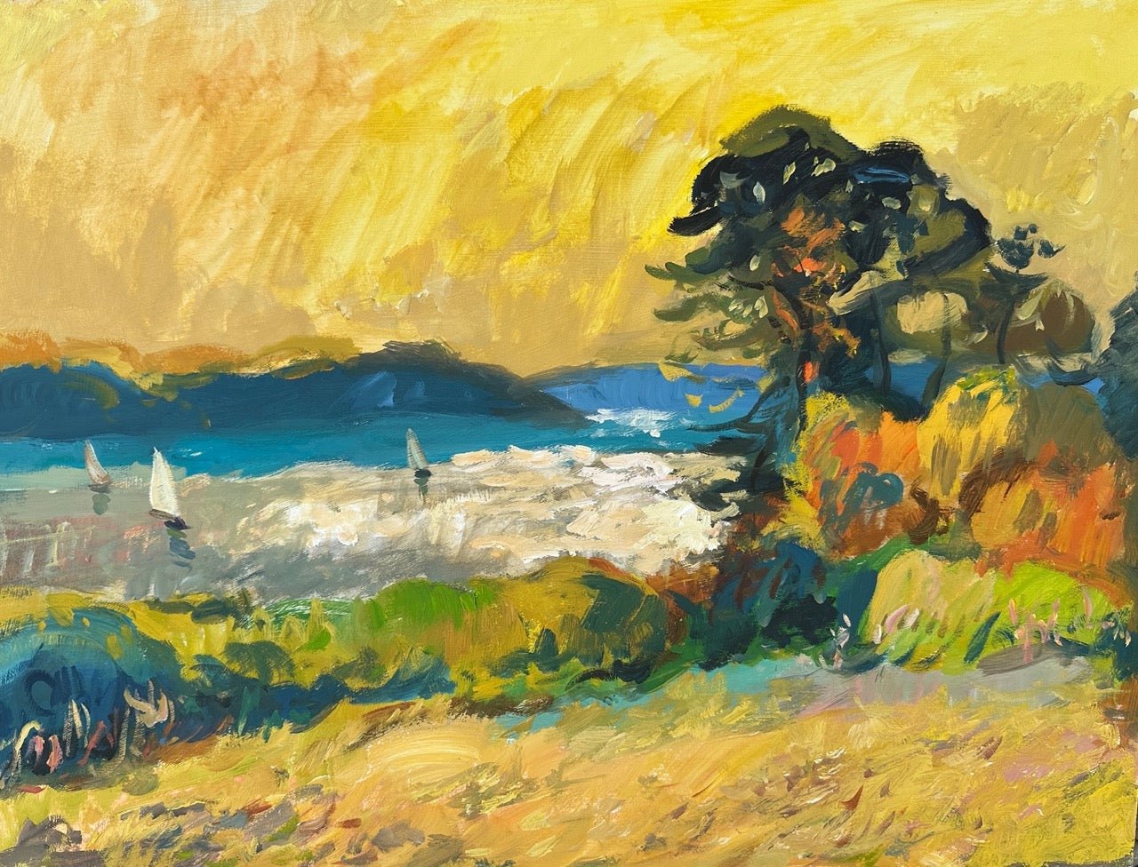 Golden Colours, Helford River-Andrew Tozer-Beside The Wave