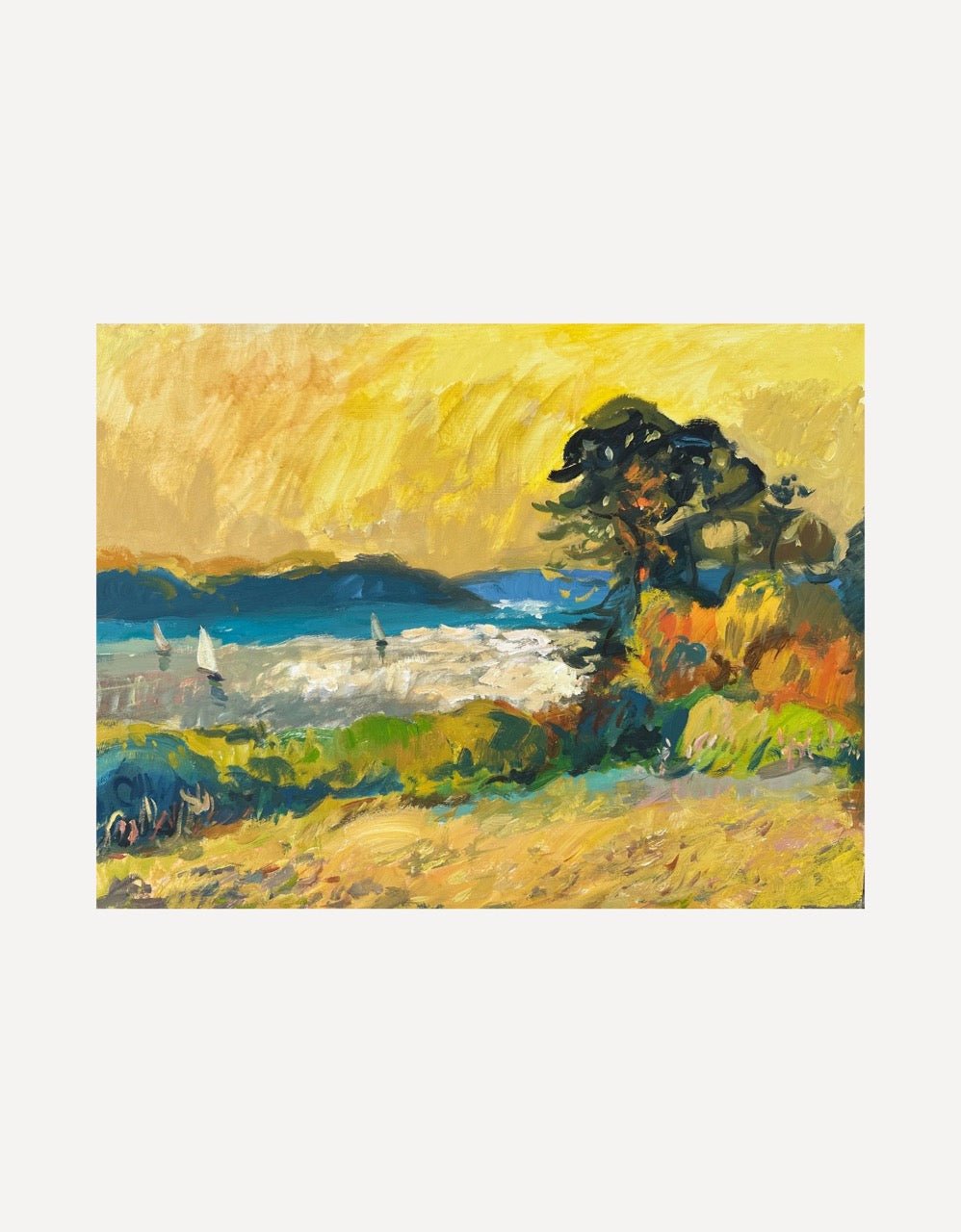 Golden Colours, Helford River-Andrew Tozer-Beside The Wave