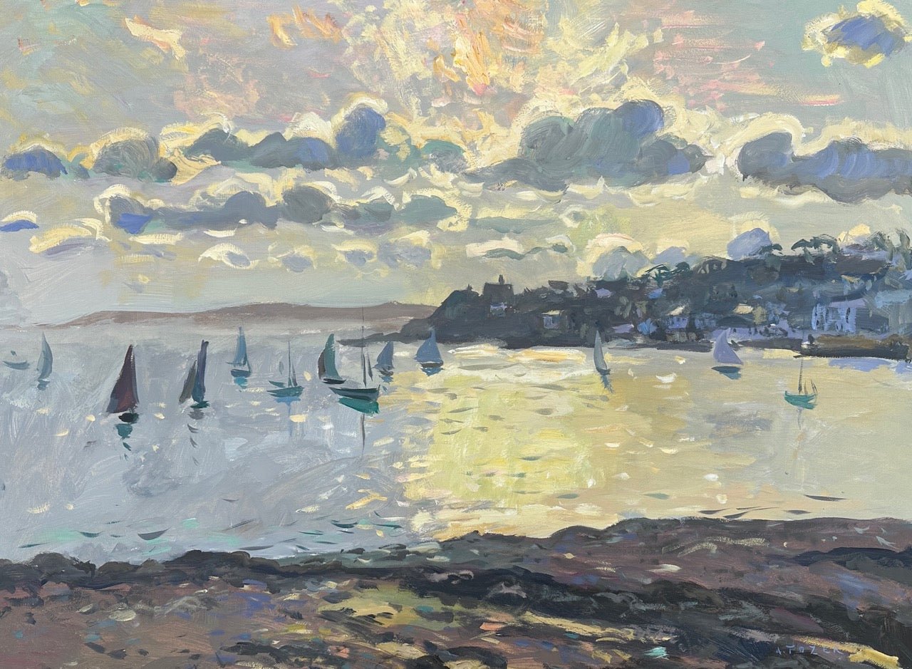 Golden Light at St Mawes-Andrew Tozer-Beside The Wave