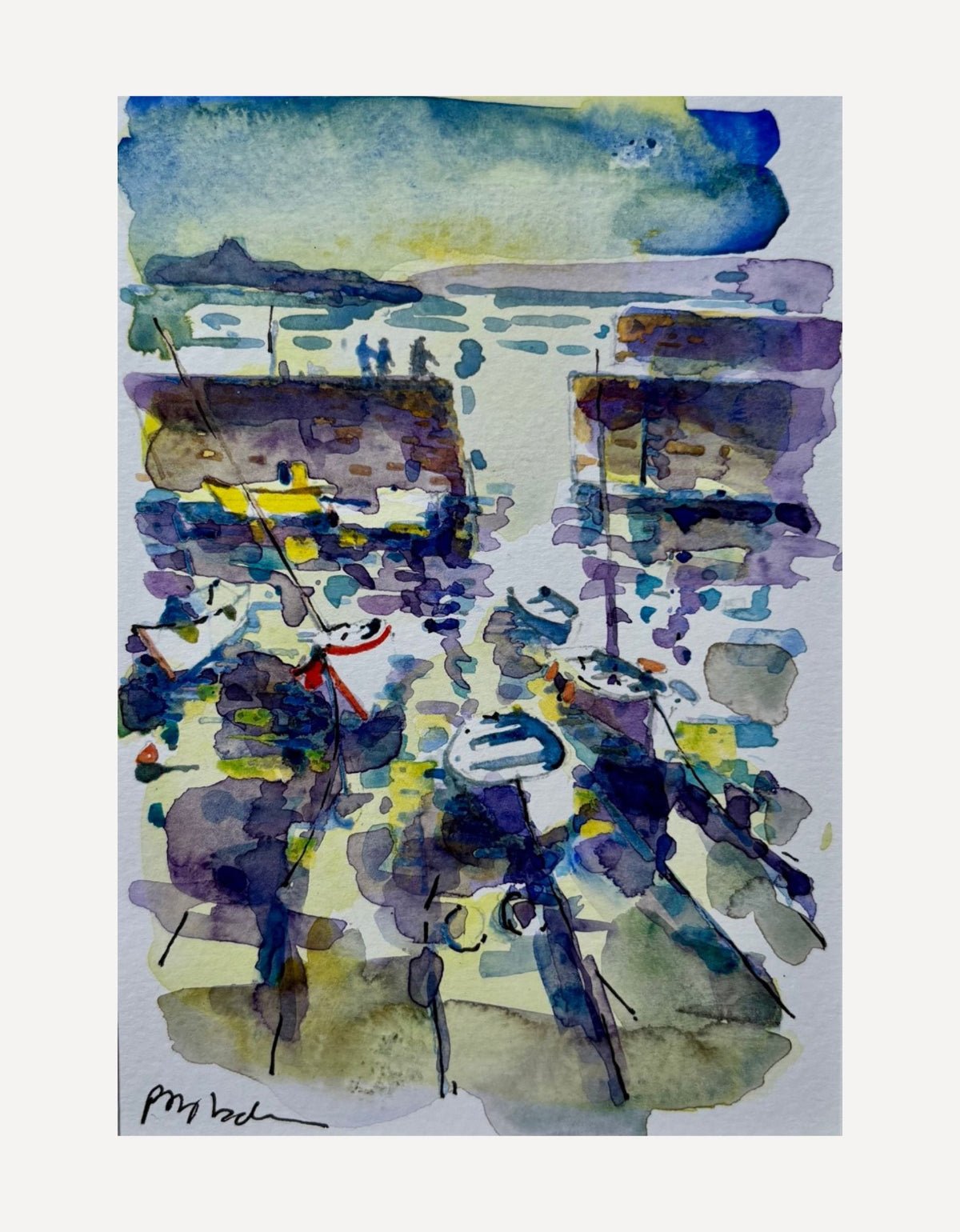 Harbour Boats, Cornwall-Peter Blodau-Beside The Wave