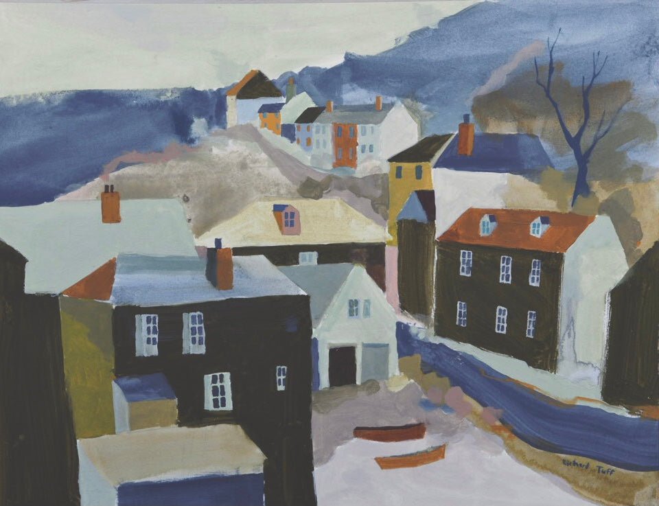 Harbour Buildings Port Isaac - Richard Tuff - Beside The Wave