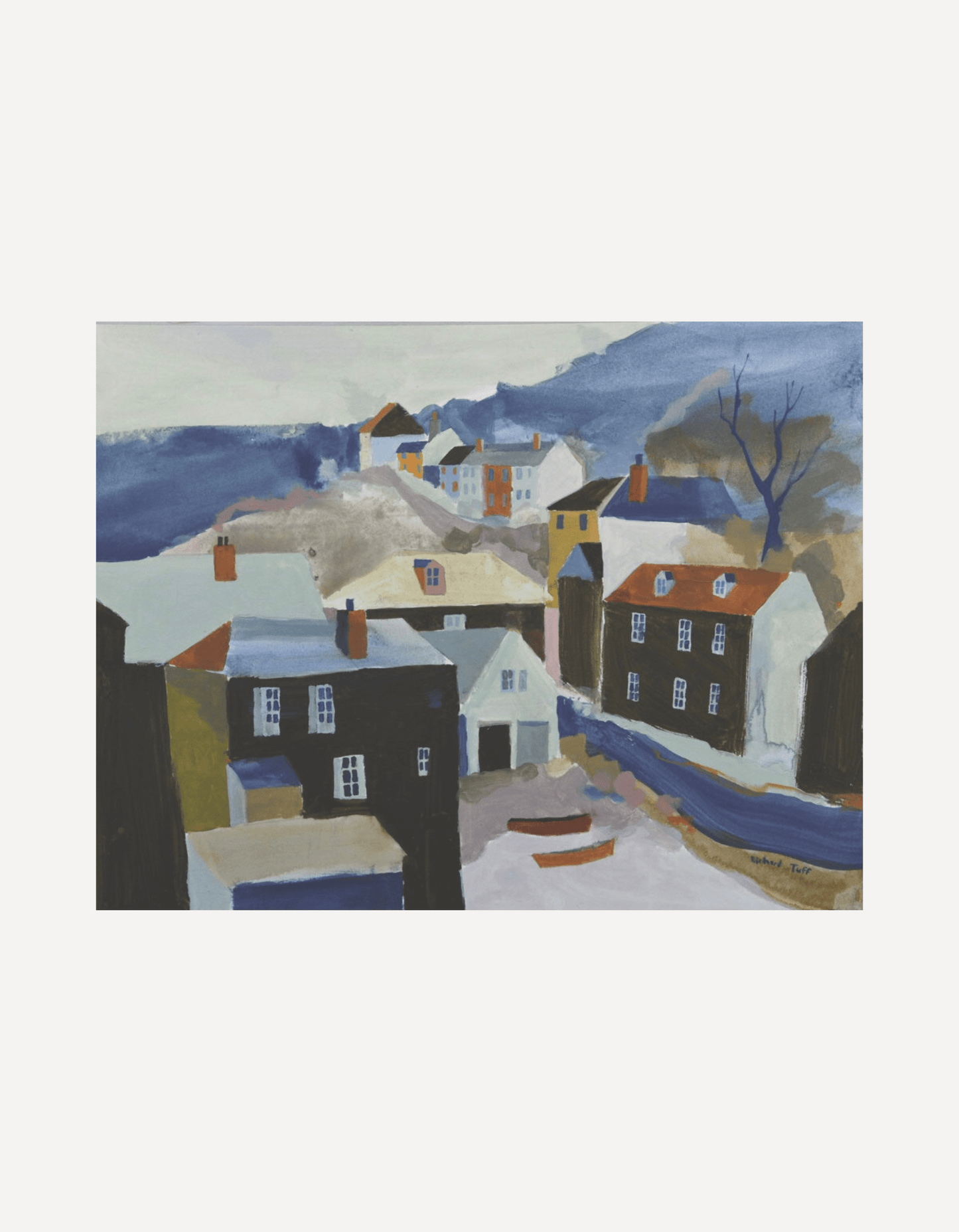 Harbour Buildings Port Isaac - Richard Tuff - Beside The Wave