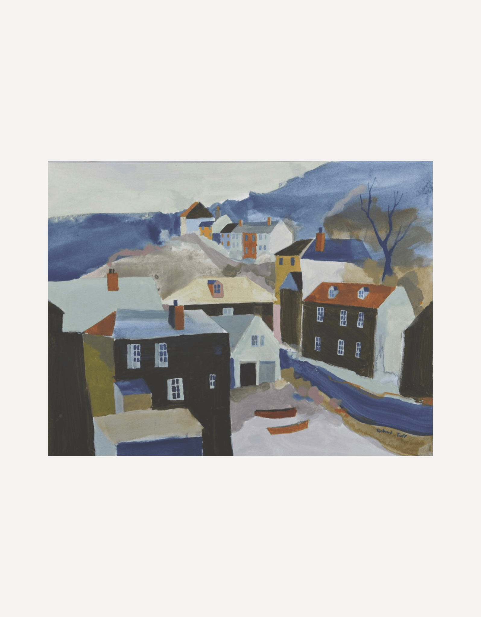Harbour Buildings Port Isaac - Richard Tuff - Beside The Wave
