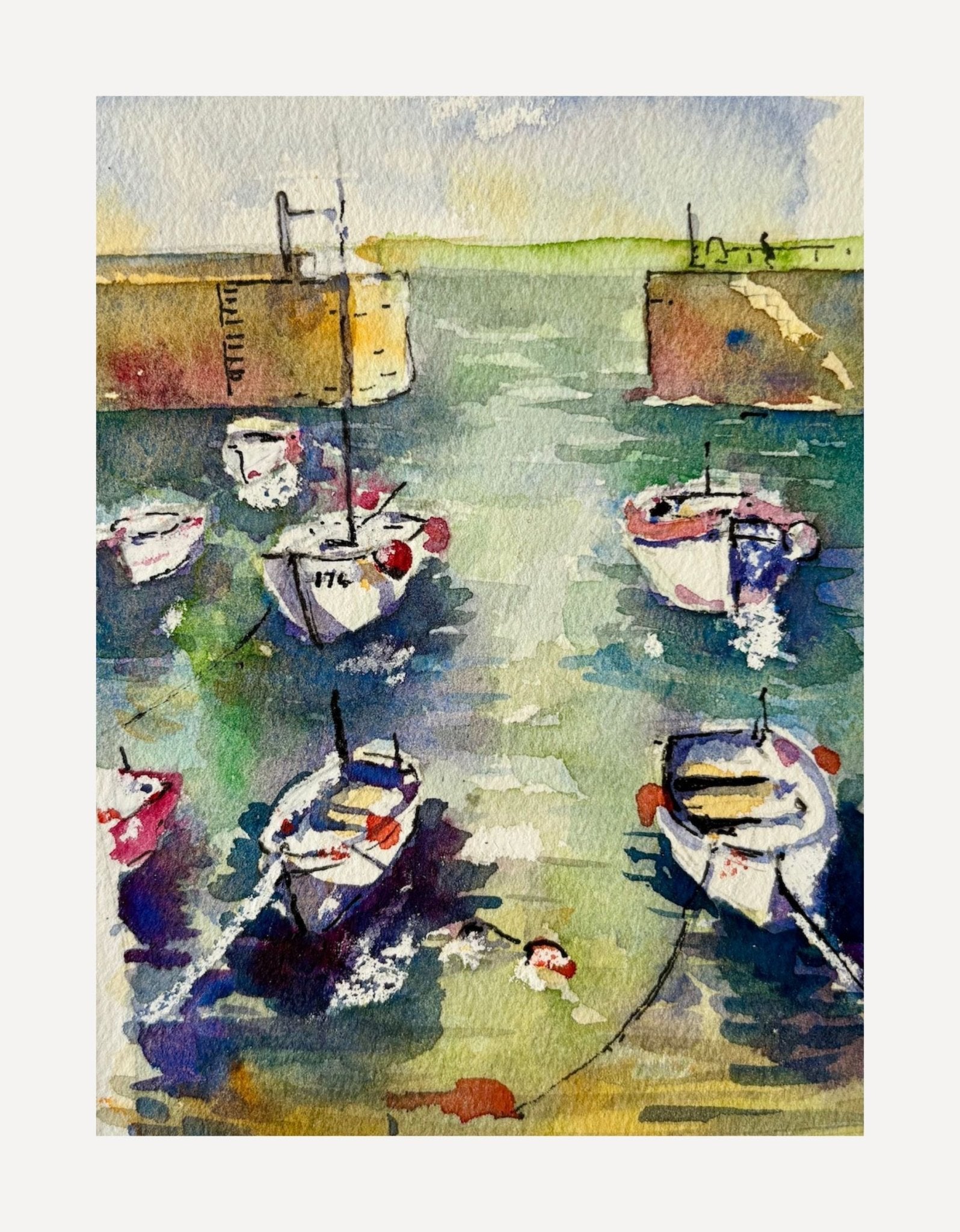 Harbour Falmouth - Peter Blodau - Beside The Wave
