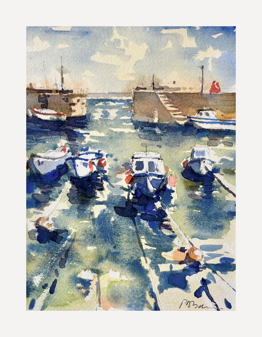 Harbour View Cornwall - Peter Blodau - Beside The Wave