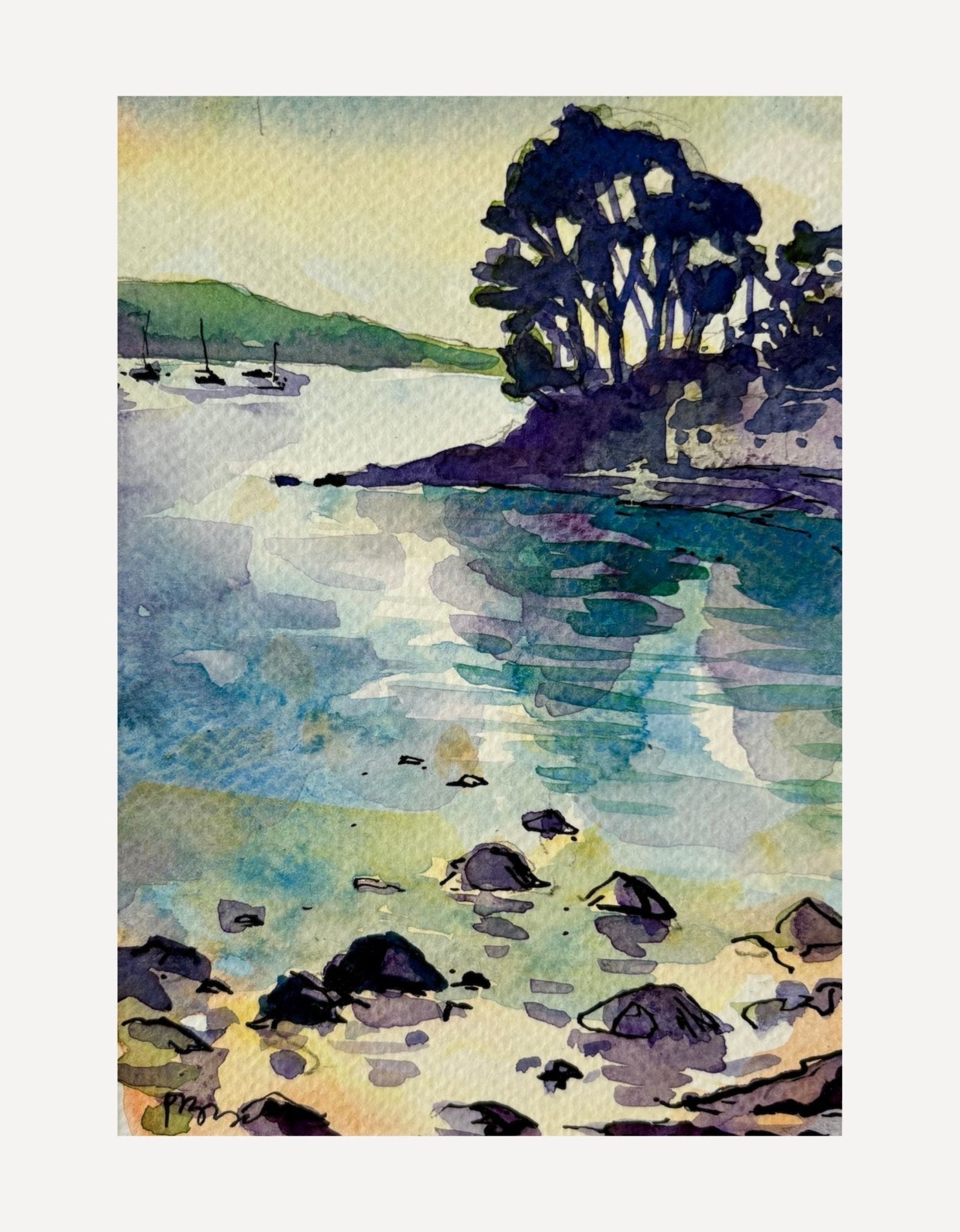 Helford cove - Peter Blodau - Beside The Wave