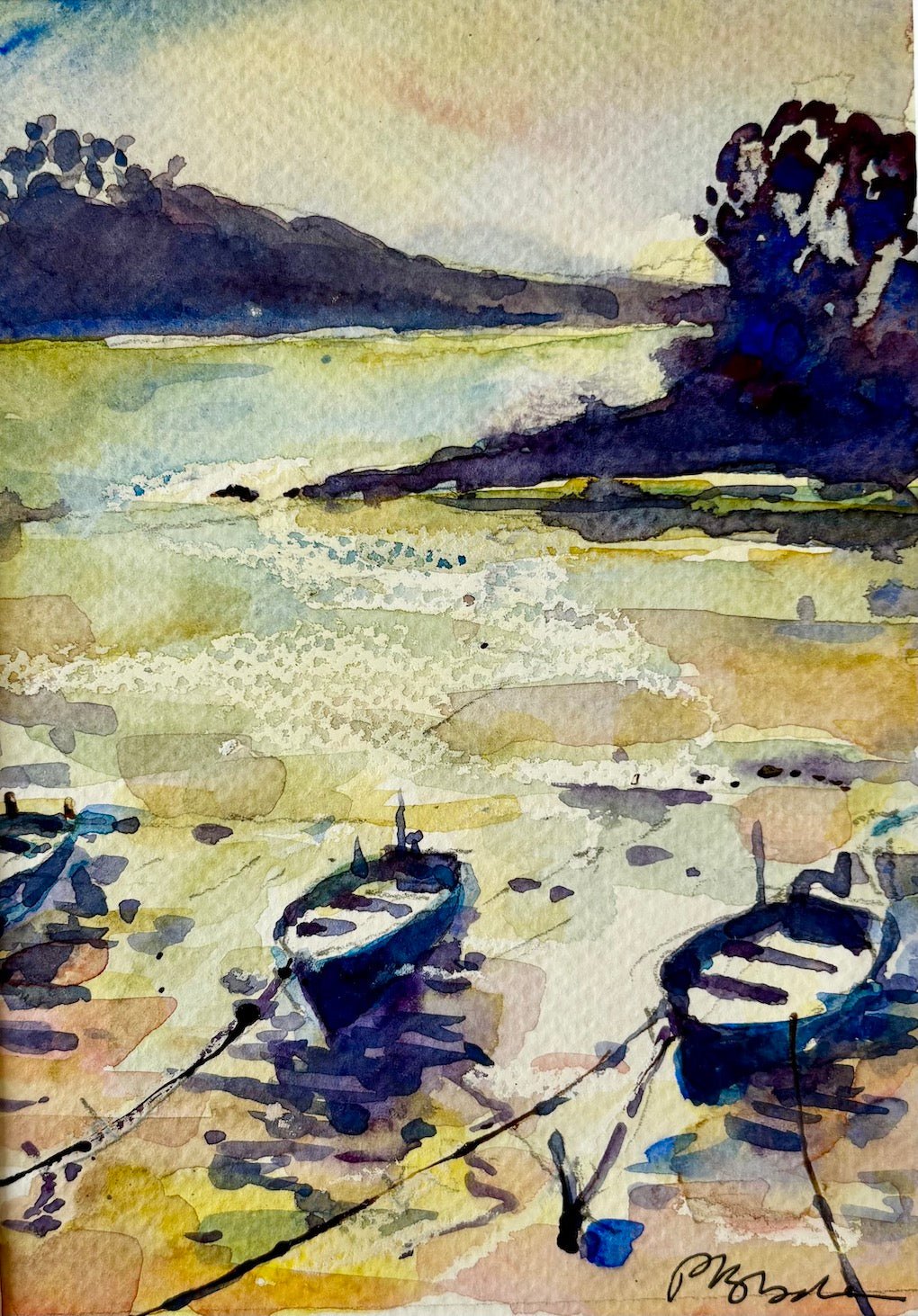 Helford Evening - Peter Blodau - Beside The Wave