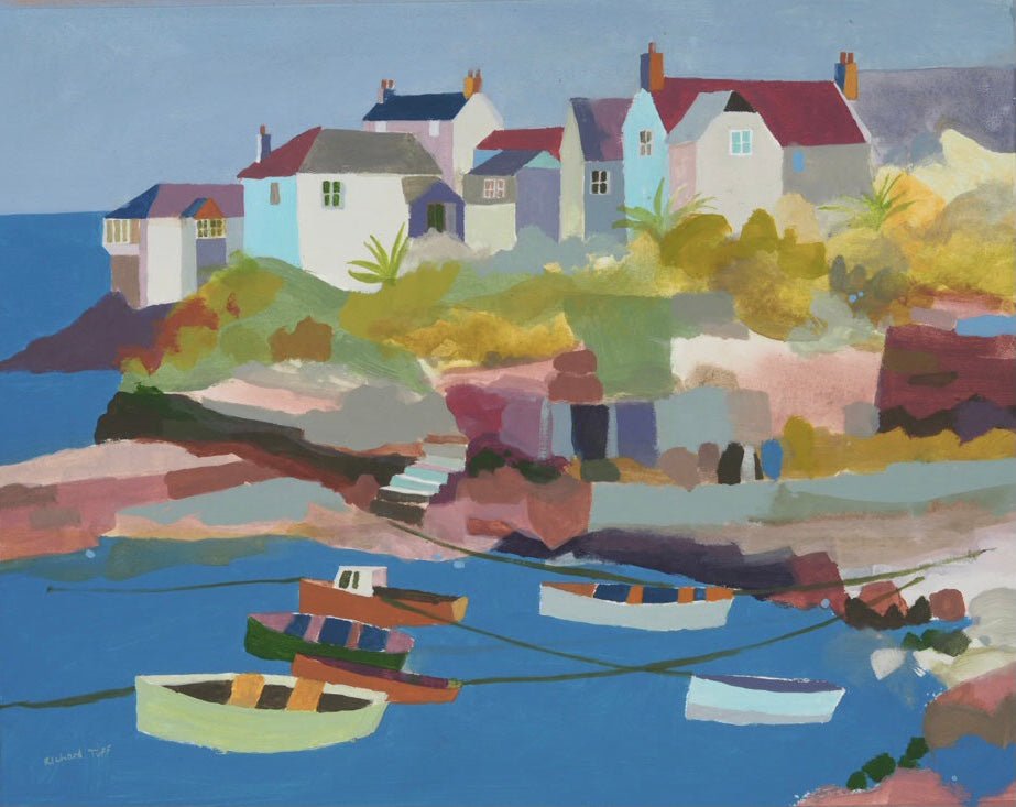 High Tide at Portscatho - Richard Tuff - Beside The Wave