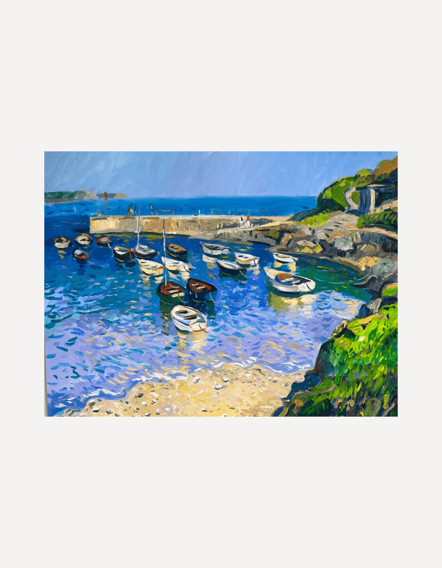 Hot Afternoon at Portscatho - Andrew Tozer - Beside The Wave