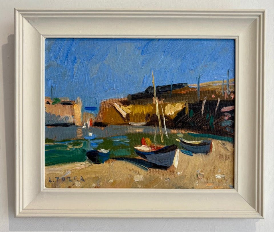 Hot Day, Mousehole-Andrew Tozer-Beside The Wave