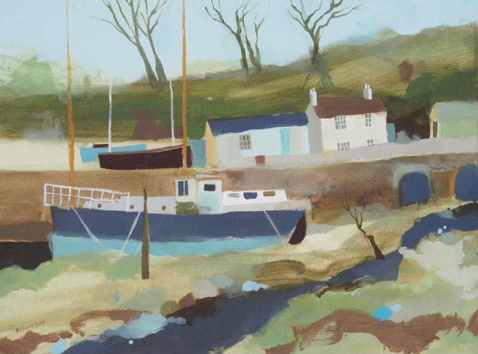 Houseboat at Gweek - Richard Tuff - Beside The Wave