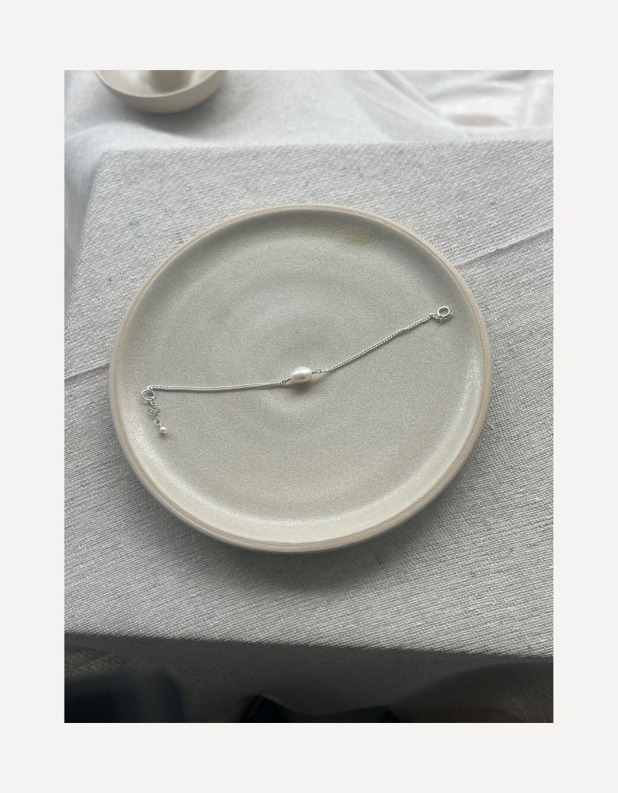 Ivory Baroque Pearl Bracelet - Cat Birch - Beside The Wave