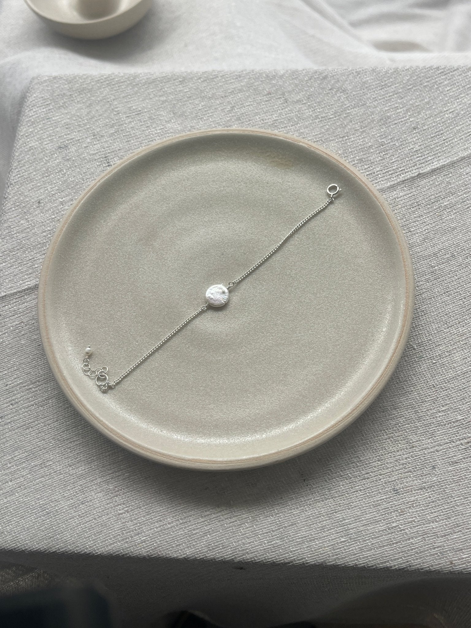 Ivory Coin Pearl Bracelet - Cat Birch - Beside The Wave