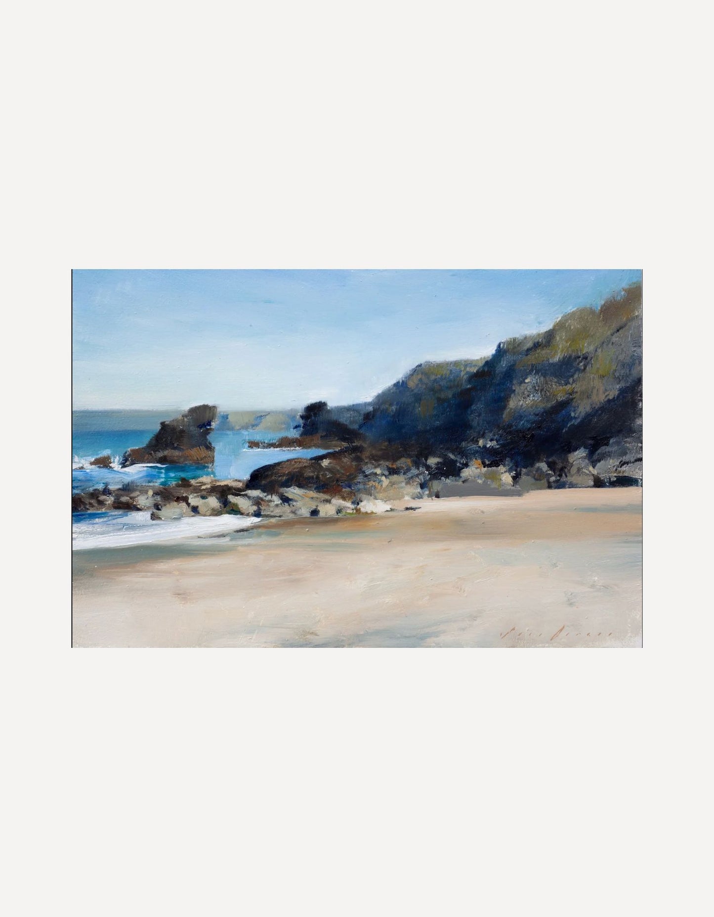 Rocks and Lights at Fishermans Cove Study