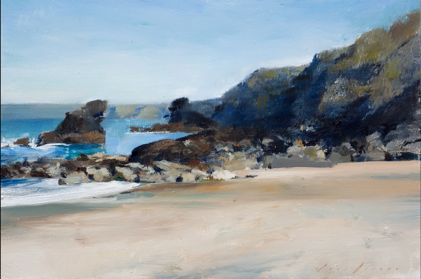 Rocks and Lights at Fishermans Cove Study