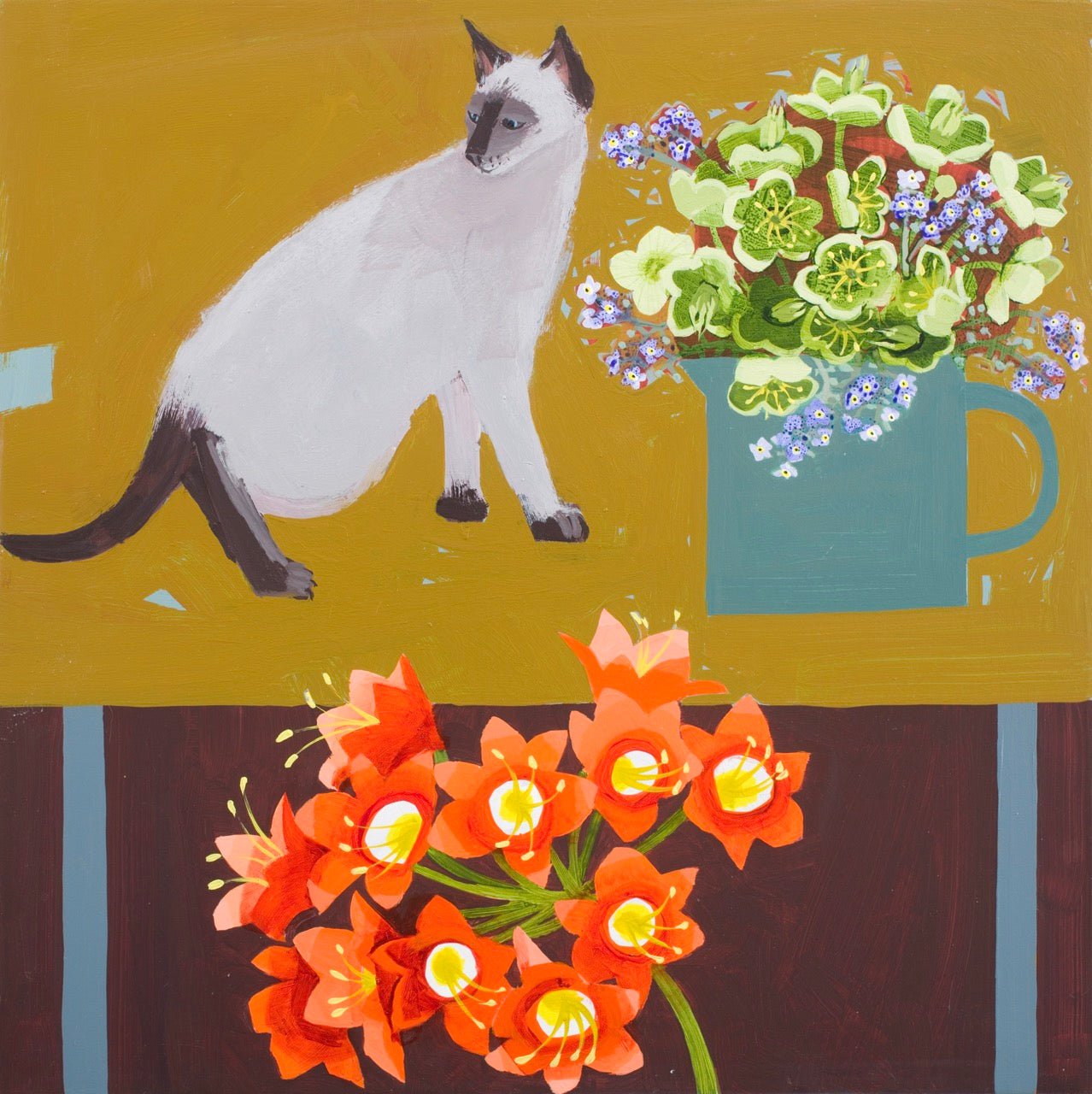 Junior Siamese-Emma Dunbar-Beside The Wave