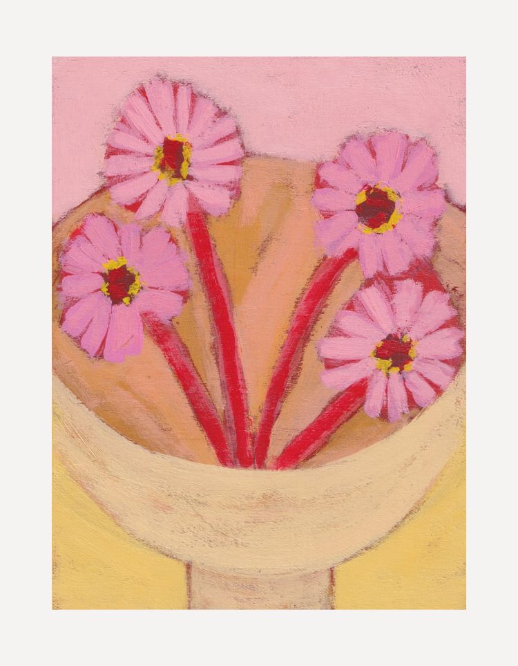 Zinnia Bowl I