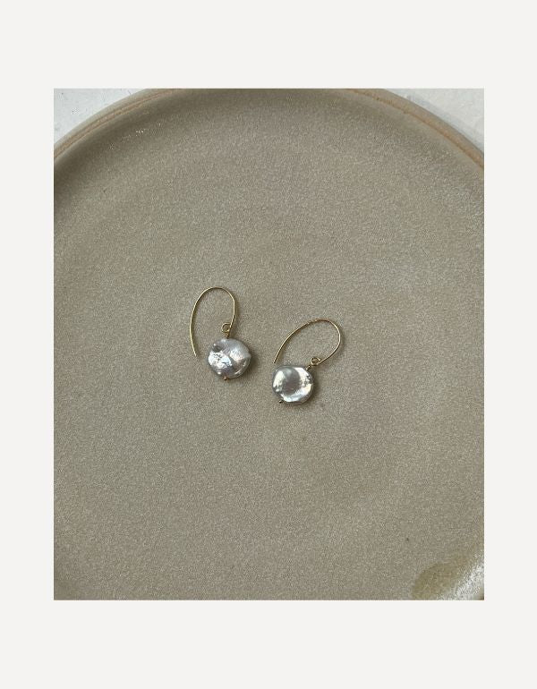 Keishi Petal Pearl Earrings - Cat Birch - Beside The Wave