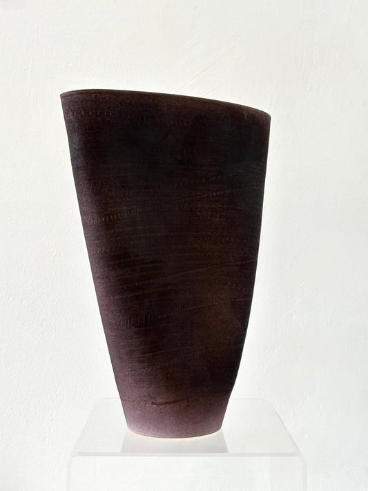 Land & Sky (Plum) Vase - Steve Smith - Beside The Wave