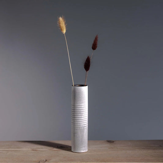 Land & Sky (sage) Straight Vase - Steve Smith - Beside The Wave