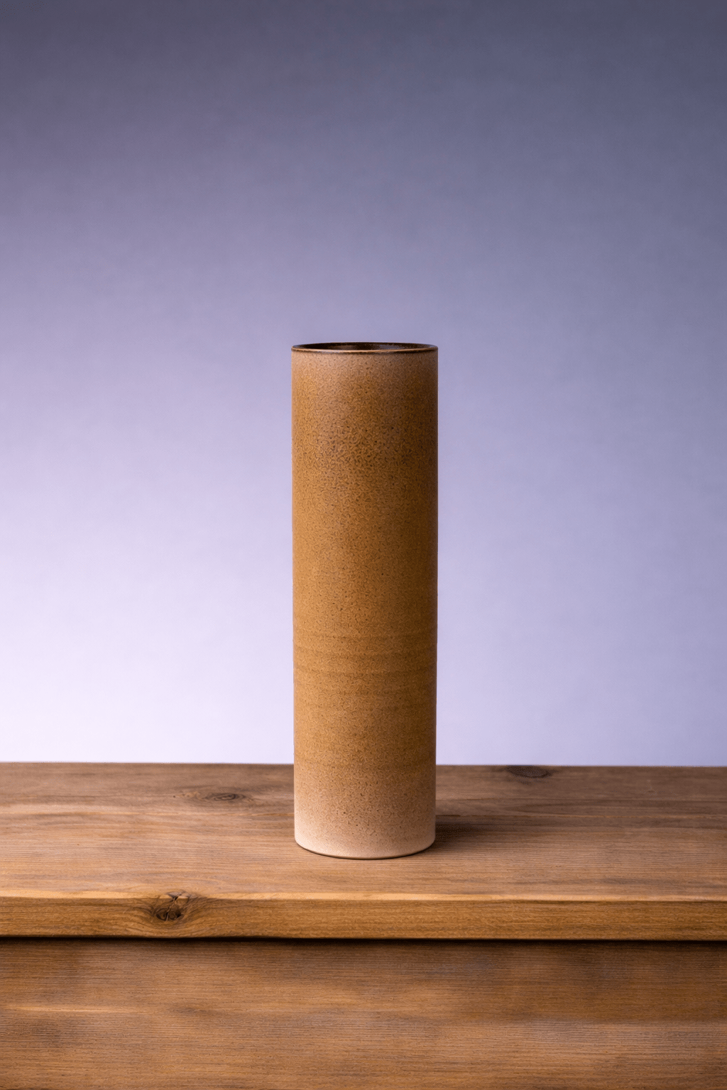 Land & Sky (Sand) Straight Vase - Steve Smith - Beside The Wave
