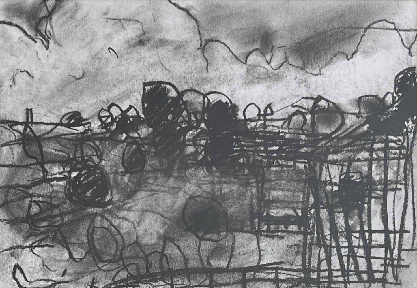 Landscape Drawing, May-Miles Heseltine-Beside The Wave