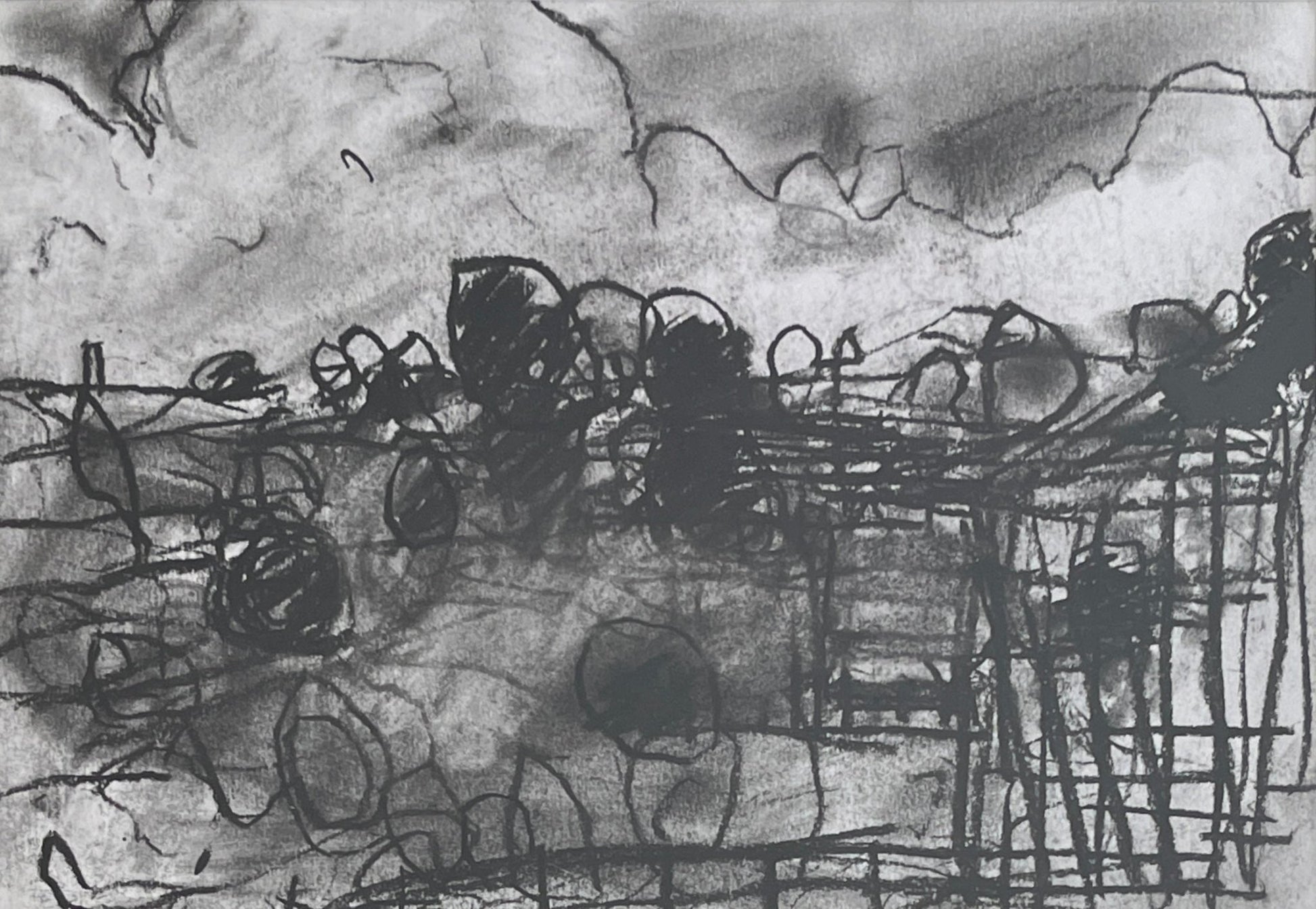 Landscape Drawing, May-Miles Heseltine-Beside The Wave
