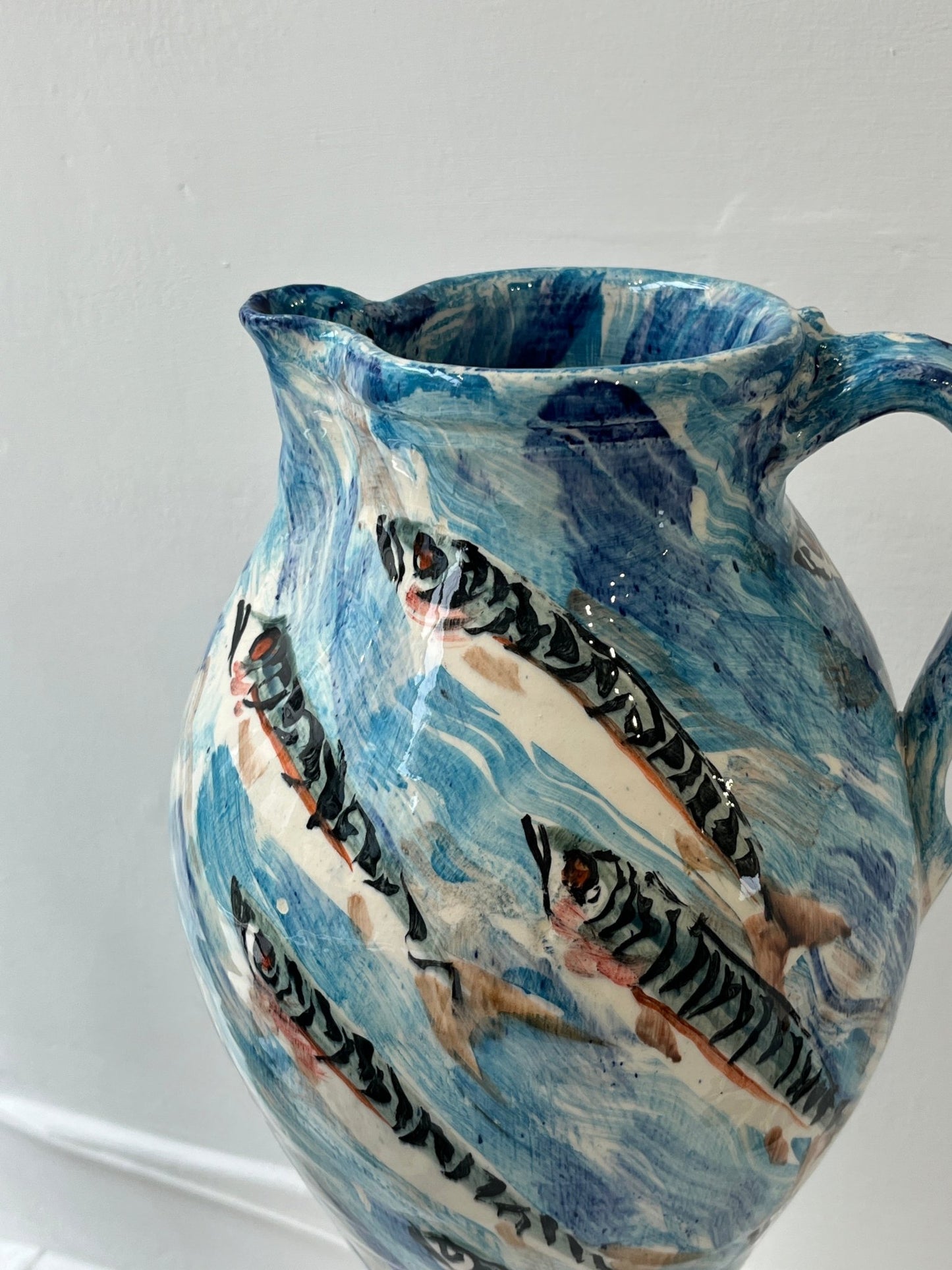 Large Fish Jug - Paul Jackson - Beside The Wave