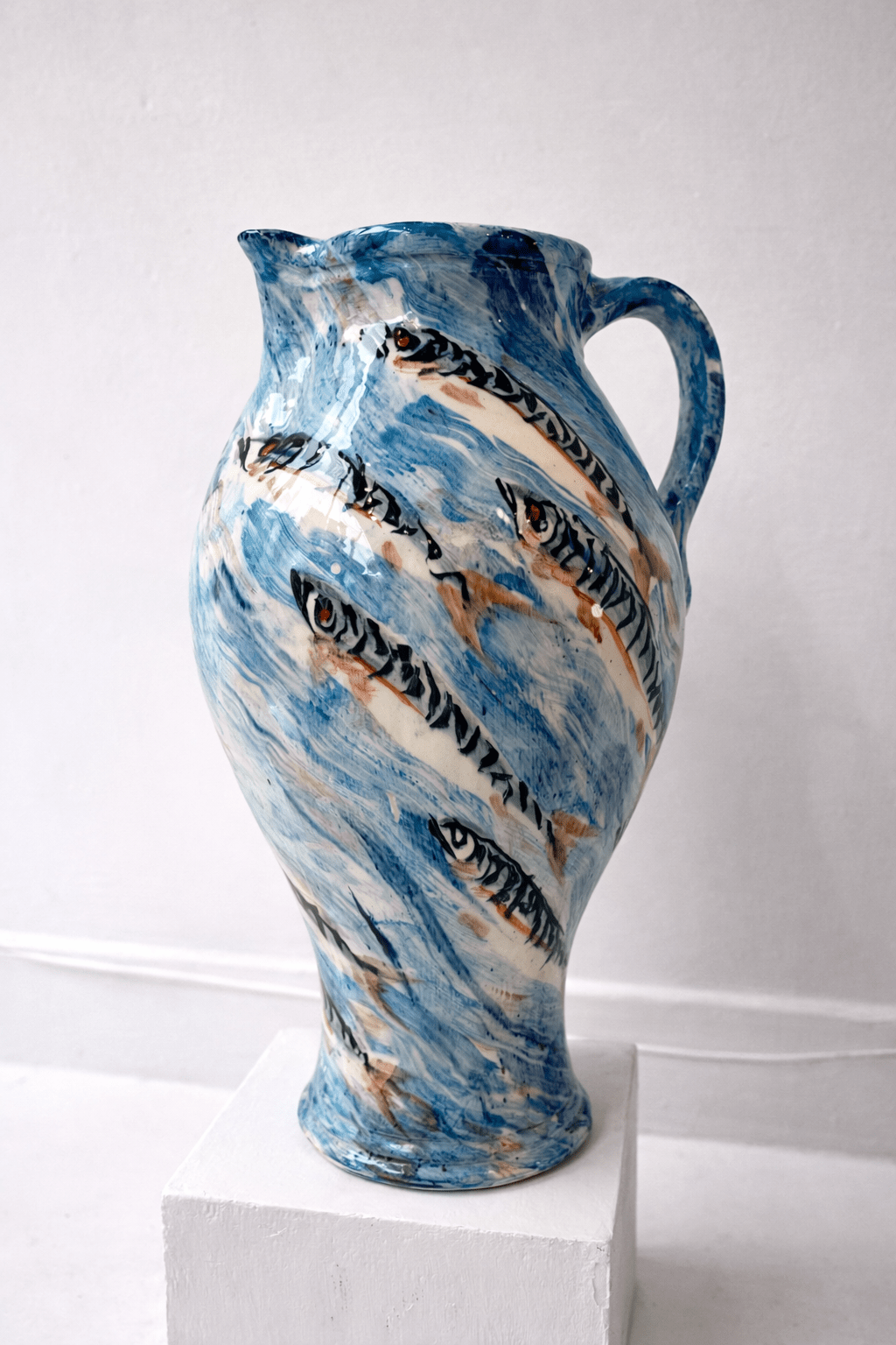 Large Fish Jug - Paul Jackson - Beside The Wave