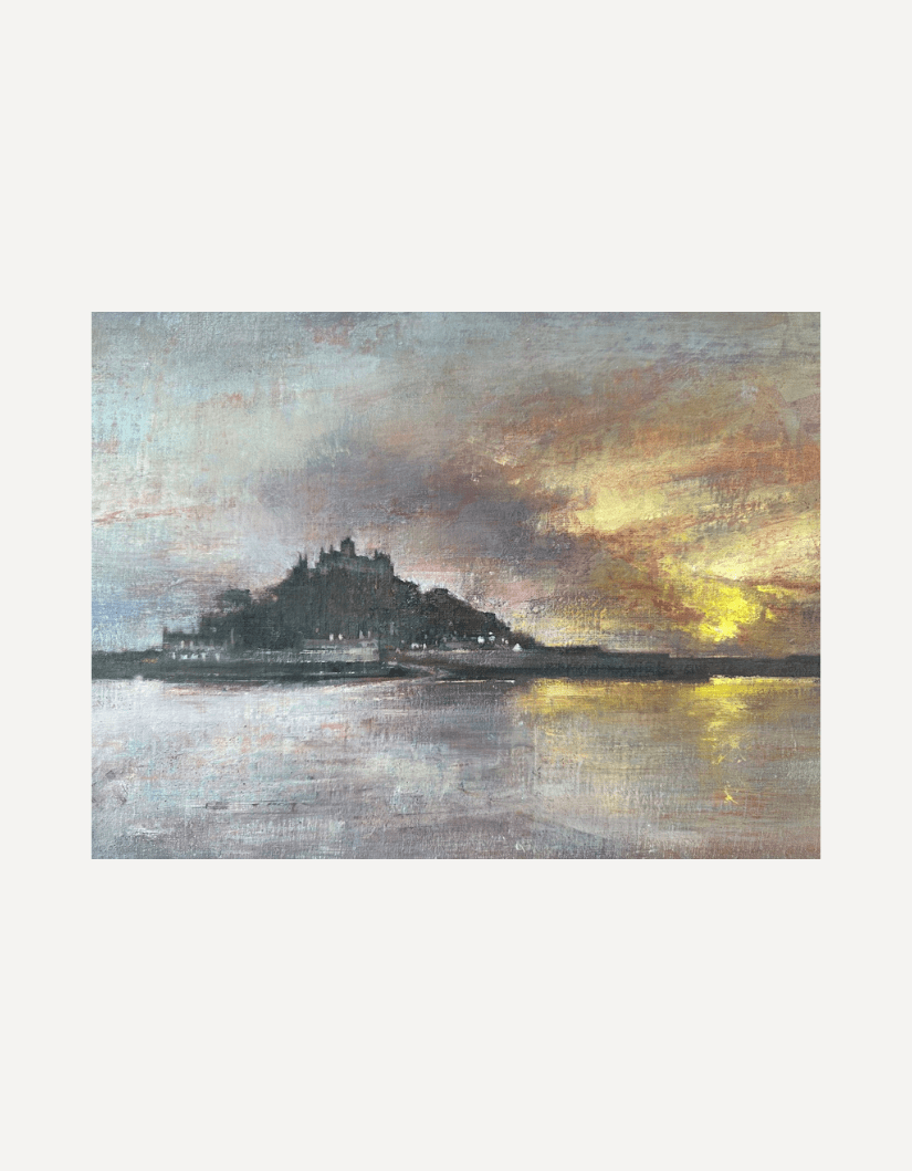 Late Evening, St. Micheal's Mount - Benjamin Warner - Beside The Wave