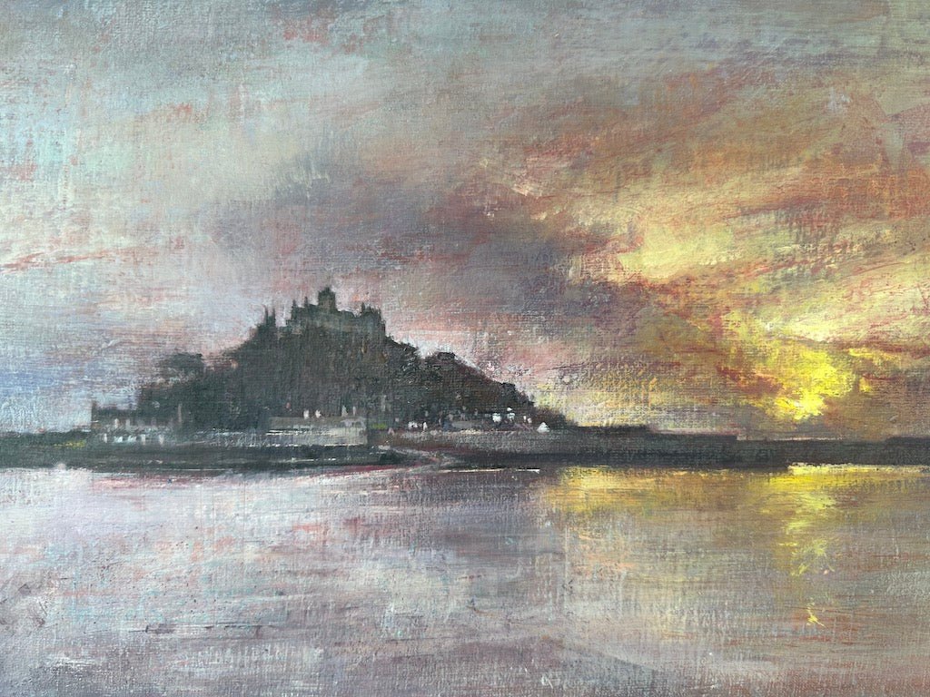 Late Evening, St. Micheal's Mount - Benjamin Warner - Beside The Wave