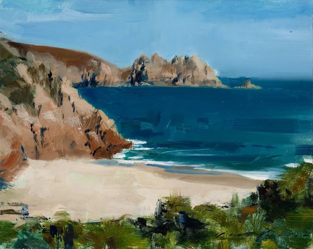 Late Summer Light at Porthcurno Study - Jon Doran - Beside The Wave