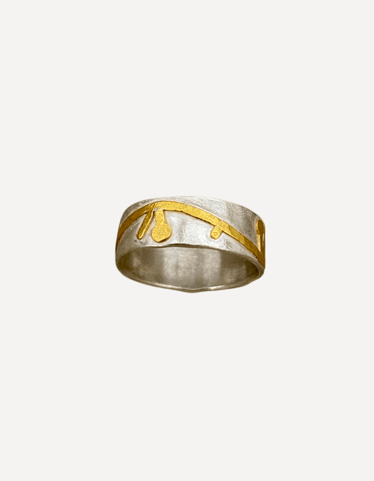 Lichen Wedding Ring - Lucy Spink - Beside The Wave