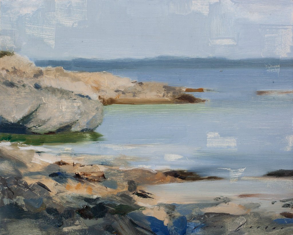 Light on Rocks at Pendennis Point - Jon Doran - Beside The Wave