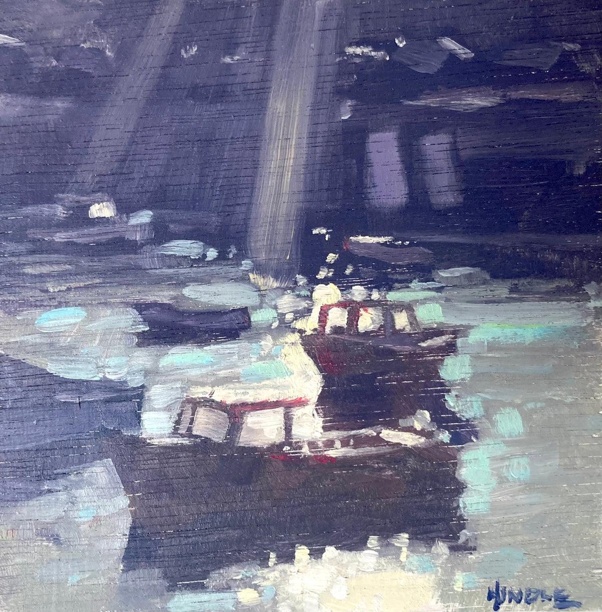 Light, Penzance Harbour-Mike Hindle-Beside The Wave